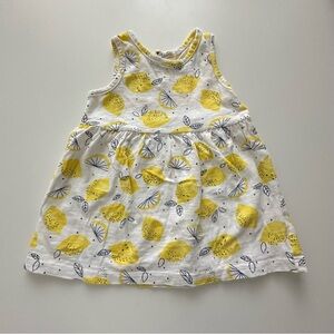 Little Me Lemon Print Baby Dress 12M